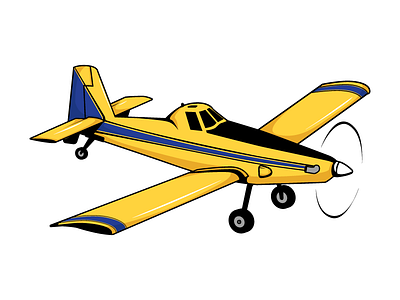 Flying Plane Illustration