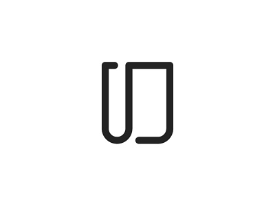U Book Logo book education flat icon logo vector
