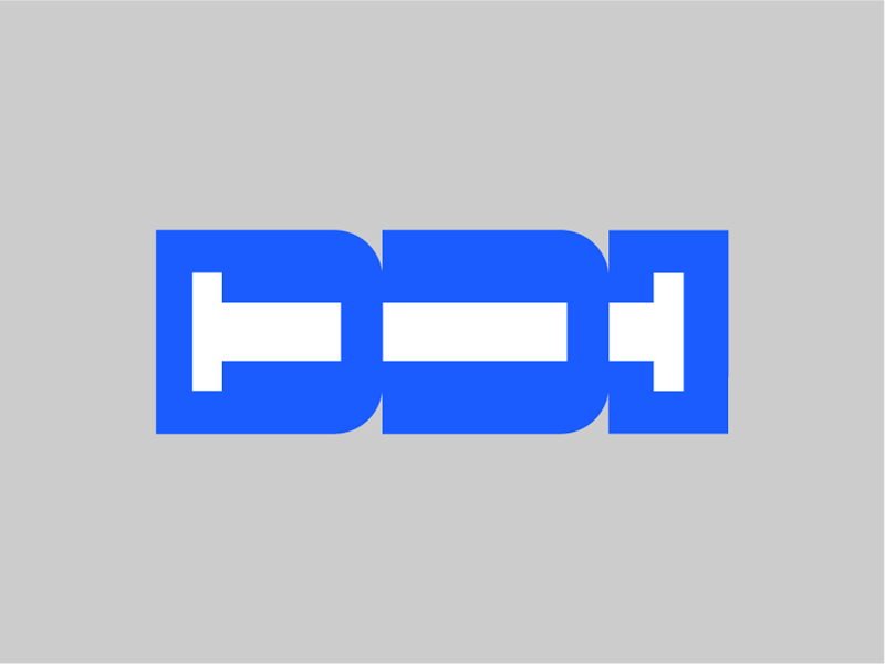 DDI Monogram ddi lettermark logo monogram oilfield pipe piping vector
