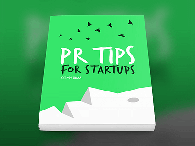 PR Tips For Startups artwork book cover ebook flat geometric landscape negative space startup