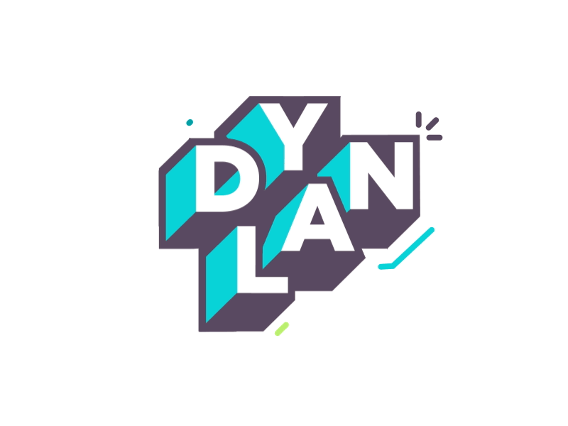 Logo Animation animated gif animation branding dylan casano graphic design motion graphics personal branding