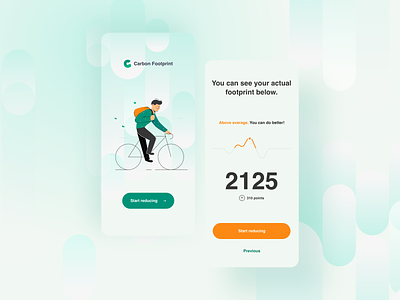 Carbon Footprint - concept app