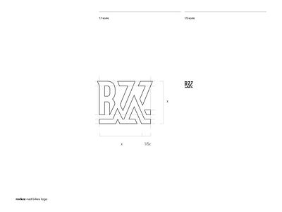 Working on ROCKZZ, a mountain biking society black and white brand branding icon illustration lettermark logo mountain bike society symbol typography vector
