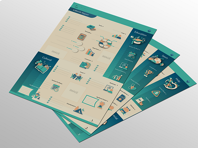 Template Design design graphic design icon illustration ui vector