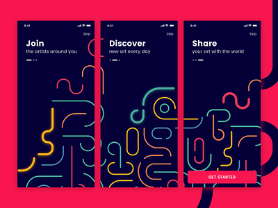 Artisto Neural Network Video App by Kristina for VK Design Team on Dribbble