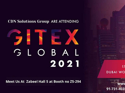 Meet The Experts From CDN Solutions Group At Gitex 2021 gitex gitex2021 gitex21 motion graphics