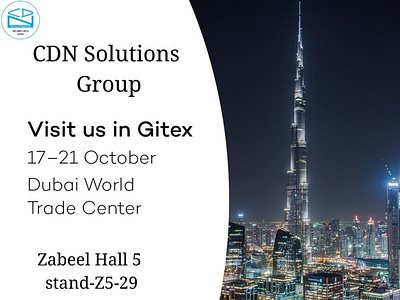 CDN invites you to visit stand Z5-294 at the biggest tech Event