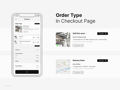 Coffee Shop Checkout Page (Mobile) app clean coffee ecommerce mobile typography ui ux