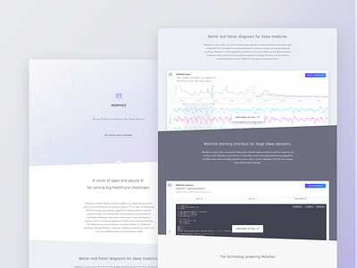 Morpheo's Website data dreem health machinelearning morpheo rythm sleep website