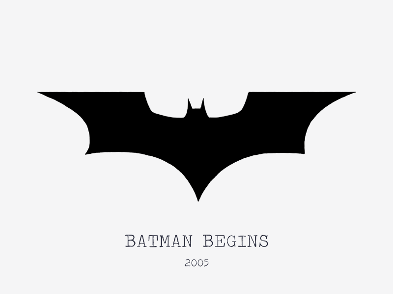 Batman Logo Evolution animation batman cel animation logo evolution loop motion design