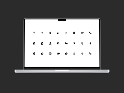 Icons design ui