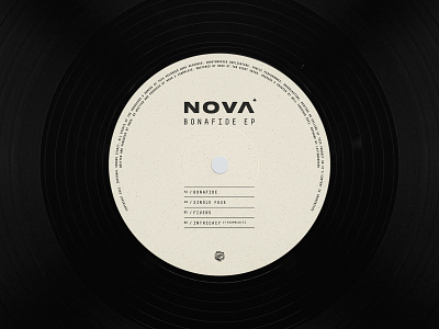 Nova — Bonfide EP [IFS027] abstract album art cover art digital art digital design geometric graphic design illustration music nova print record space supernova typography vinyl