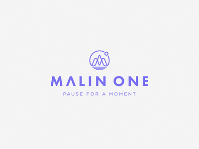 Malin One Logo branding futura graphic design icon logo logo design mark music youtube
