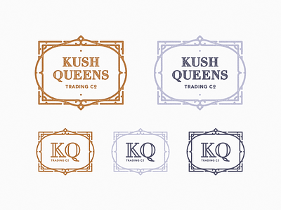 Badge / Stamp development badge branding identity illustration kush letterpress linework logo queens roughened seal stamp