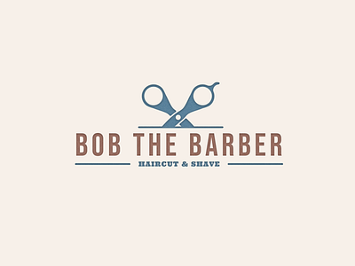 Bob The Barber Logo branding dailylogochallenge design logo vector