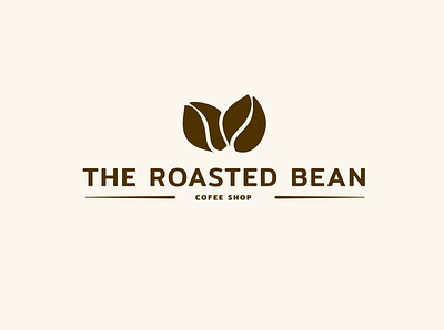 The Roasted Bean Logo branding dailylogochallenge design graphic design logo vector