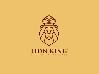 Lion King Logo animals art branding company crown design esport graphic design illustration king lineart lion lion head lion king logo lionking logo luxury neatlineart power royal