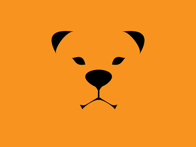 Young Lion Logo animal design icon illustration lion logo vector young