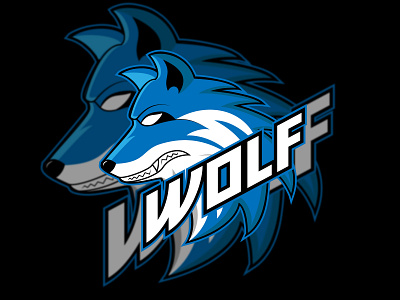 Wolf Gaming Logo animal design e sport gaming icon illustration logo vector wolf