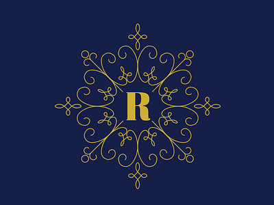 The Rose brand branding class flourish logo rose
