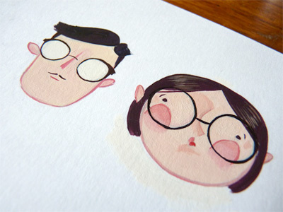 Glasses Close Up glasses illustration