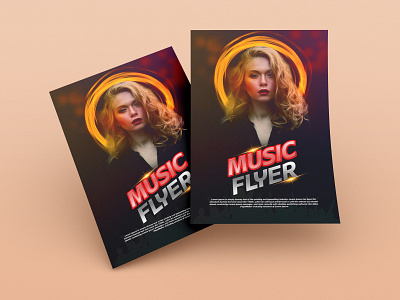 Music flyer design