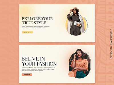 Fashion Web banner design