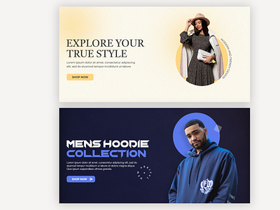 Fashion Web banner | Shopify header | Social media banner