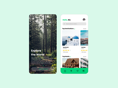 Travel App UI