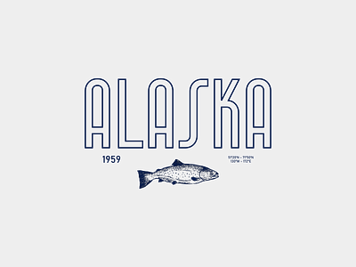 Alaska / restaurant logo brand branding design flat graphic design logo minimal typography vector
