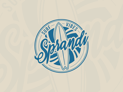 Sprandi Surf Vibes brand branding design graphic design illustration logo t shirt design tshirt design typography vector