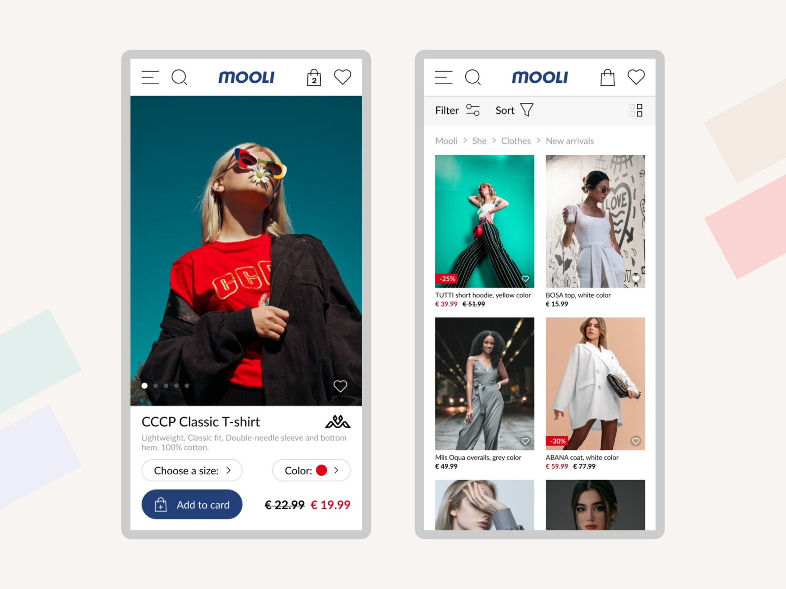 Fashion Store UI Design by Przemysław Struski on Dribbble
