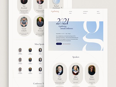 The Gathering - A New Face for a Philanthropic Conference giving philanthropy table the gathering ui website website design