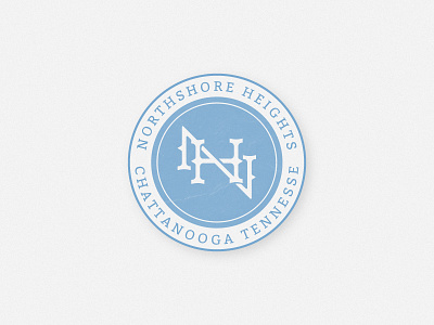 Northshore heights #5 badge chattanooga monogram