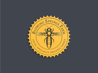 Bee Medallion badge bee medallion
