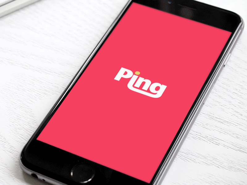 Ping app chat communication messaging ping thirty logos