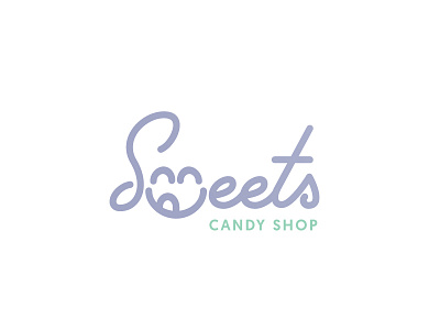 Sweets bakery candy chocolate delicious shop sweet sweets tasty wordmark