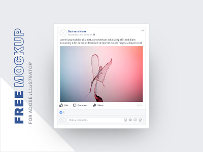 Free Facebook Mockups facebook free mockup post social