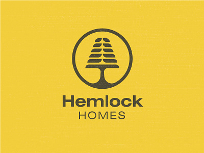 Abstract Tree abstract geometric hemlock logo mod tree