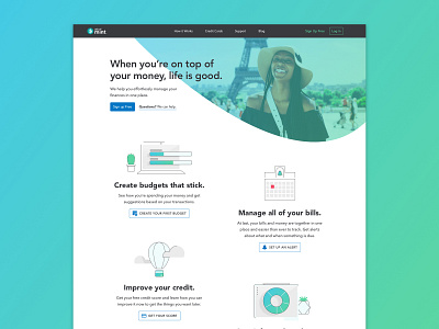 Mint Re-Design Concept