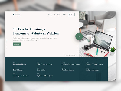 Ten Tips for Creating a Responsive Website in Webflow