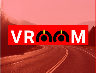 Vroom Logo app branding design icon illustration logo typography ui ux vector