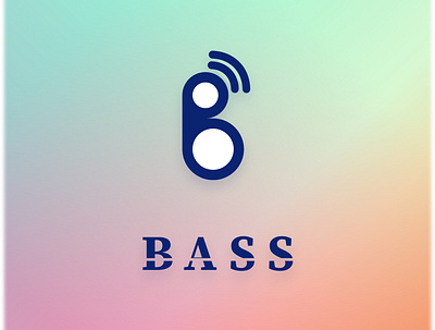 Bass- Music Brand Logo app branding design icon illustration logo typography ui ux vector