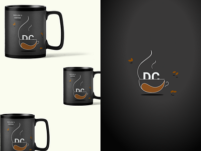 Coffee Shop Logo 3d branding design graphic design illustration logo