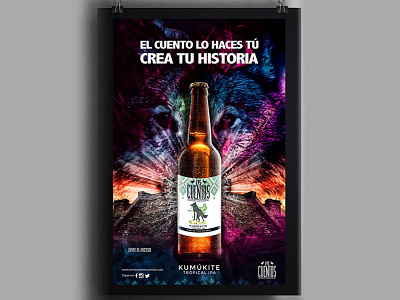 Los Cuentos Cervezeria Graphicillusion Design brewery design kumukite los cuentos poster