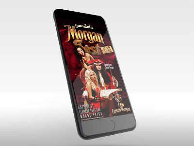 Morgan Fest antromex branding captainmorgan design iphone mandala party rum