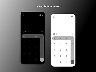 Daily UI 004 app calculator calculatorscreen design figma ui ux