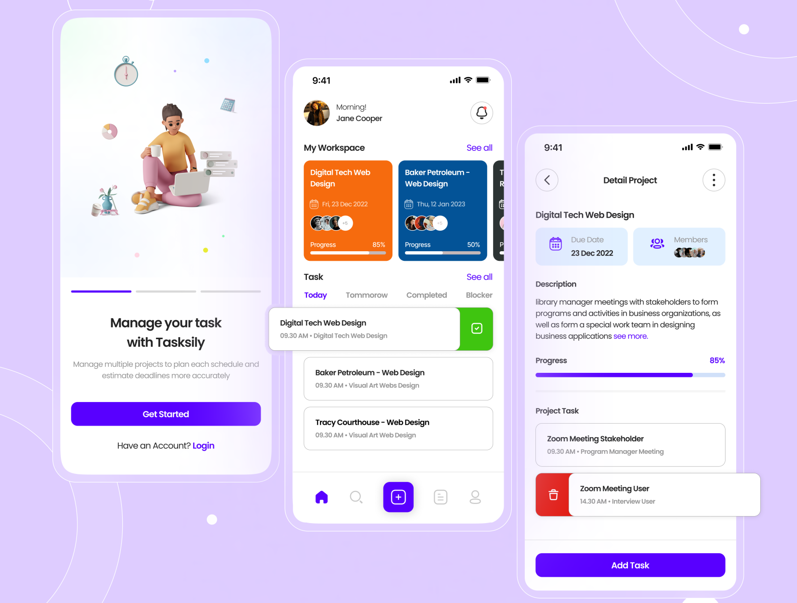 Task Management App By Khafidz Nur Rahman On Dribbble