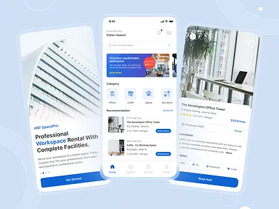 Co-Working Space App appdesign co working space app dailyinterface dribbble dribbbleshot madewithfigma ui gradient uidesign uidesignpatterns uiinspiration uiinteraction uitrends uiux uiuxdesign uiuxmaster ultimateuiux userinterface uxbrainy uxdesign websitedesign