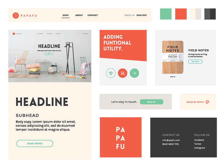 Mood Board v.2.0 by Chris Plosaj on Dribbble